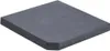 Möbel Glamour Sonnenschirm-Gewichtsplatte Schwarz Granit Produktbild-Vorschau 1