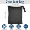 2 Stück Nasstasche,40 cm x 50 cm Wetbag Schwimmsachen Produktbild-Vorschau 2
