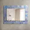 Marokańskie wzory – Lustro Prostokątne z Printem 80x60 cm – Podgląd zdjęcia produktu 2
