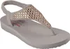 Skechers Damen Sandalette in Grau, Größe 40 Produktbild-Vorschau 6