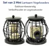 Set mit 2 Mini-Laternen-Vogelfutterhäuschen mit Produktbild-Vorschau 6