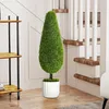 HOMCOM Kunstpflanze Zypresse 2er-Set 90 cm Künstliche Produktbild-Vorschau 7