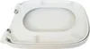 A white toilet seat is shown from a top-down perspective, angled slightly to the left. Podgląd zdjęcia produktu
