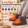 Beheizbare Hausschuhe mit USB, 5 Temperaturstufen, Produktbild-Vorschau 6