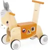 Janod Lauflernwagen Esel - Holz Schiebewagen mit Formenbox Produktbild-Vorschau 6