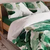 Bettwäsche-Set 220x200 Baumwollsatin Bananenblätter Grün Produktbild-Vorschau 4