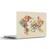 MuchoWow® Laptop Aufkleber Sticker Cover Weltkarte - Produktbild-Vorschau 1