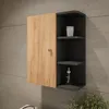 Armoire suspendue Vicco Fynn Anthracite/chêne doré Voir les images du produit 4