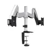 PureMounts PM-OFFICE-DM-23D, 18 kg, 33 cm (13"), 58,4 cm Produktbild-Vorschau 4