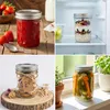 Sklenice na zavařování Relaxdays, sada 8 ks, 250 ml, víčka, Náhled obrázku produktu 6