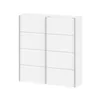 Veto Kleiderschrank 2 Türen breite 182 cm, weiss. Produktbild-Vorschau 1