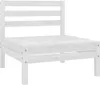 11-tlg. Garten-Lounge-Set Massivholz Kiefer Weiß Produktbild-Vorschau 4