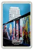 Blechschild Reise 12x18cm Berlin Hochhaus Graffiti Kunst Produktbild-Vorschau 1