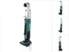 A cordless angle impact wrench is shown against a white background. The image is part of a collage of similar shots. Náhled obrázku produktu