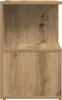 vidaXL Nočný stolík Artisan dub 35x35x55 cm materiál na Náhľad obrázku produktu 5