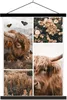 MuchoWow® Textilposter Schottisches Hochlandrind - Produktbild-Vorschau 1