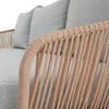 Gartenlounge MYKONOS, braun/grau - Balkon Lounge Sofa mit Produktbild-Vorschau 4