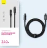 Baseus Tungsten Gold Ladekabel Datenkabel Type-C 240W 3m Produktbild-Vorschau 24