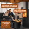 BLACK OAK DAKOTA L 40L Holzkorb Kunstleder schwarz + Produktbild-Vorschau 5