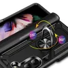 Close-up view of a black phone case with a ring holder, showing its features and angles. Produktbild-Vorschau