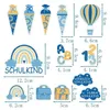 Školský zápis chlapcov dekorácie torty 13Pcs Cake Topper Náhľad obrázku produktu 2