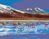 Zuty - Malen nach Zahlen - SEE MIT FLAMINGOS, 40x50 cm, Produktbild-Vorschau 1