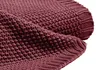 Hahn Strickdecke Wohndecke Perlmuster Marsala 130x170 cm Produktbild-Vorschau 8