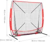 VEVOR Pitching Net Pitching Target Baseball 153,4 x 90 x Náhled obrázku produktu 8
