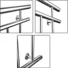 LARS360 Edelstahl Balkongeländer für Fenster 184*90cm – Produktbild-Vorschau 5