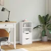 vidaXL Armoire d'appoint avec tiroirs ODDA Blanc Pin massif Voir les images du produit 4