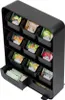 Organizer na torebki herbaty - 11 szuflad - czarny - 26 x 8 Podgląd zdjęcia produktu 4