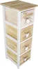 Schmale Kommode Home Holz 4 Schubladen Produktbild-Vorschau 3