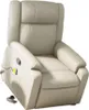 vidaXL Fauteuil de massage avec releveur Crème Similicuir Voir les images du produit 9