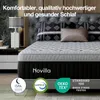 Novilla 7 Zonen Taschenfederkernmatratze 90x200 cm H3 30cm Produktbild-Vorschau 2