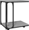 vidaXL Odkládací stolek s kolečky Grey Sonoma 50x35x55,5cm Náhled obrázku produktu 1