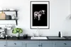 MuchoWow® MuchoWow® Gerahmtes Poster Kuh - Schwarz - Weiß Produktbild-Vorschau 4