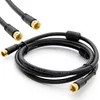 PremiumX 2m SAT TV Antennenkabel F-Anschlusskabel mit Produktbild-Vorschau 1