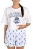 DISNEY Stitch Damenpyjama aus 100 % Baumwolle, zweiteiliger Produktbild-Vorschau 2