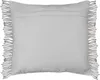 Kissen - Creme - Baumwolle - 45 x 45 cm - mit Fransen Produktbild-Vorschau 4