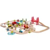 Bigjigs Rail Chemin de fer en bois avec route de campagne Voir les images du produit 5