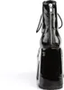 CAMEL-203 Damen Booties von DemoniaCult, Schwarz Lack , EU Produktbild-Vorschau 4