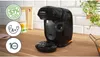 Kapsel-Kaffeemaschine BOSCH TAS112E Schwarz 1400 W 700 ml Produktbild-Vorschau 2