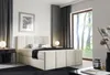 Bett mit Matratze und Lattenrost LOLA – 200x200, beige 2 + Produktbild-Vorschau 1