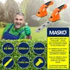 MASKO® Grasschere Strauchschere Set mit Akku 7,2V 2000mA/h Produktbild-Vorschau 6