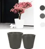 elho pure straight round 50 Übertopf - anthrazit Produktbild-Vorschau 7
