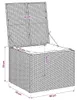 vidaXL Zahradní truhla Black 291L Poly Rattan Náhled obrázku produktu 7