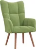 vidaXL Fauteuil relax vert clair velours Voir les images du produit 7