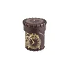 Steampunk Brown & golden Leather Dice Cup Produktbild-Vorschau 1