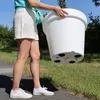 Blumentopf Übertopf Blumenkübel 58 cm x 52,2 cm Weiß Produktbild-Vorschau 7
