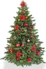 Geschmückter künstlicher weihnachtsbaum mit 106 Stk Kugeln Produktbild-Vorschau 1